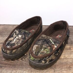 Mossy‎ Oak Camouflage Slippers Men's Medium 9/10 Slip-On Hard Sole